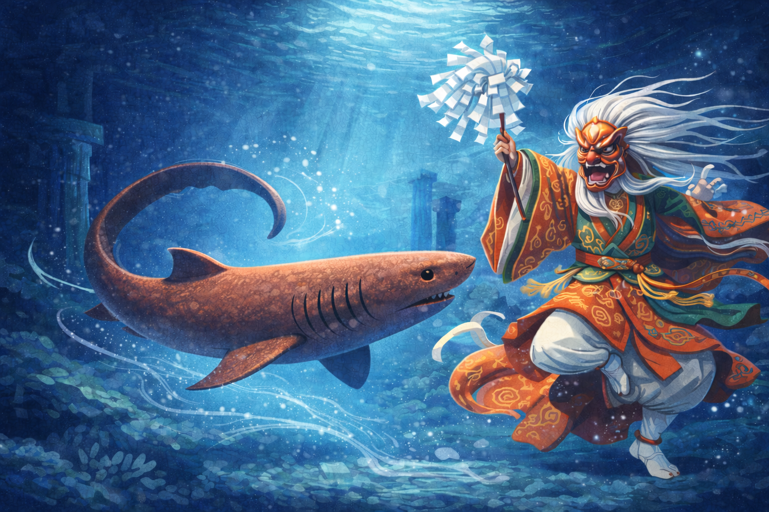 カグラザメ図鑑｜6つのエラを持つ古代深海ザメ。生態・大きさ・水族館