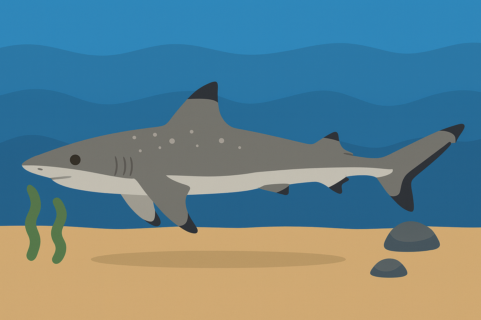 クロヘリメジロザメ