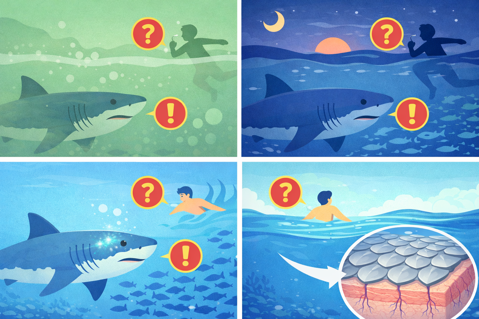 サメのまちがいに注意