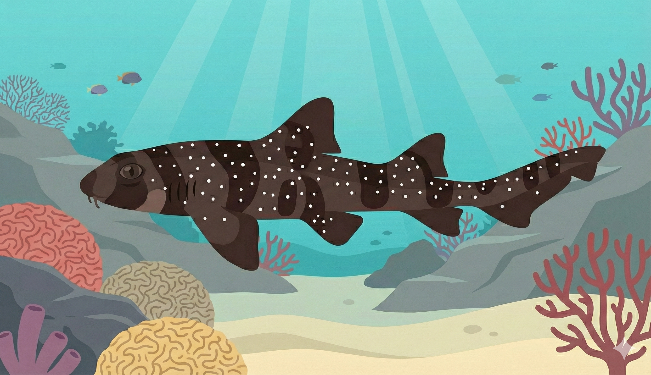 シロボシテンジクザメ