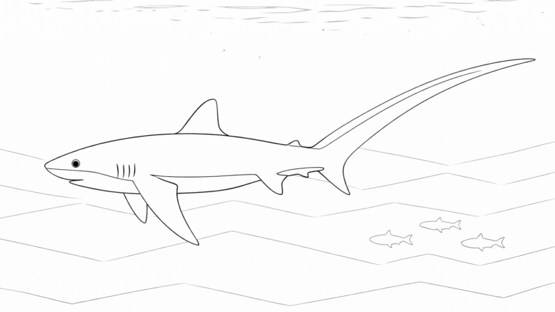 マオナガの塗り絵｜無料ダウンロード