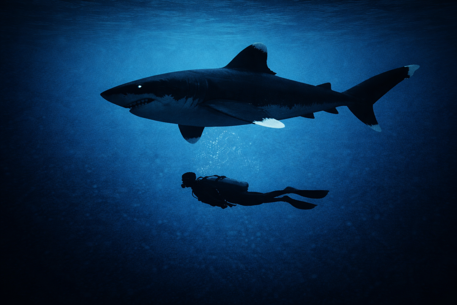 人間（身長170cm）とヨゴレ（全長300cm）の大きさ比較図